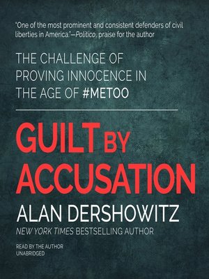 cover image of Guilt by Accusation